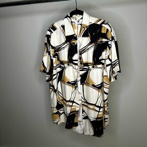 Zara Casual Button Down Short Sleeve